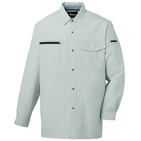 自重堂　制服百科　吸汗速乾長袖シャツ　アースグリーン　４Ｌ　86304（直送品）