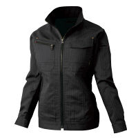 アイトス 長袖レディースブルゾン カーキブラック AZ60610-010