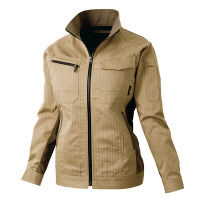 アイトス 長袖レディースブルゾン カーキ M AZ60610-025 1着（直送品）