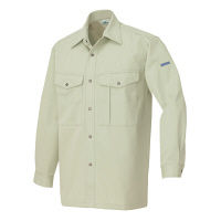 アイトス 長袖シャツ（厚地） クリーンアース 5L AZ545-005 1着（直送品）