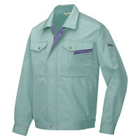 アイトス 長袖ブルゾン ターコイズ 5L AZ546-027 1着（直送品）