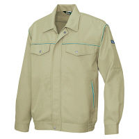 アイトス 長袖ブルゾン アースグリーン 4L AZ810-005 1着（直送品）