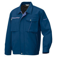 アイトス 長袖ブルゾン ネイビー 4L AZ855-008 1着（直送品）
