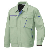 アイトス 長袖ブルゾン グリーン 4L AZ855-015 1着（直送品）