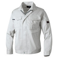 アイトス 長袖ブルゾン シルバーグレー L AZ1601-003 1着（直送品）