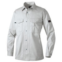 アイトス 長袖シャツ（厚地） シルバーグレー 4L AZ1605-003 1着（直送品）