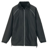 アイトス リフレクト裏フリースジャケット（男女兼用） ブラック M AZ2203-010 1着（直送品）
