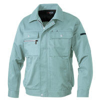 アイトス 長袖ブルゾン グリーン 4L AZ3401-015 1着（直送品）