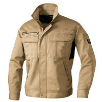 アイトス 長袖ブルゾン カーキ 4L AZ3801-025 1着（直送品）