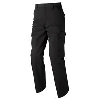 アイトス カーゴパンツ（ノータック） ブラック 85cm AZ3821-010 1着（直送品）