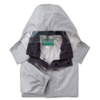 アイトス レインウエア（4600） シルバー L AZ5881-004 1着（直送品）