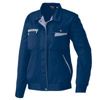 アイトス レディース長袖ブルゾン ネイビー 9号 AZ6326-008 1着（直送品）