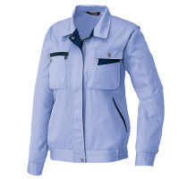 アイトス レディース長袖ブルゾン ミストバイオレット 17号 AZ6326-076 1着（直送品）