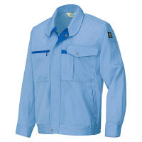 アイトス 長袖ブルゾン サックス 4L AZ6360-007 1着（直送品）