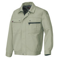 アイトス 長袖ブルゾン（無地） アースグリーン L AZ6590-005 1着（直送品）