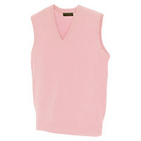 アイトス Vネックベスト（男女兼用） ピンク 4L AZ7860-060 1着（直送品）