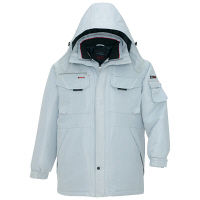 アイトス 防寒コート グレー 4L AZ8460-004 1着（直送品）