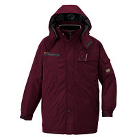 アイトス 防寒コート ワイン 3L AZ8560-039 1着（直送品）