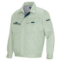 アイトス 長袖ブルゾン アースグリーン 4L AZ9001-005 1着（直送品）