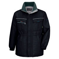 アイトス 制電防寒コート ブラック LL AZ9360-010 1着（直送品）