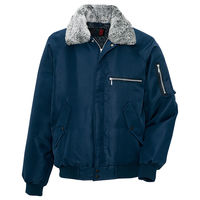 アイトス 裏ボア防寒ブルゾン ネイビー 4L AZ10549-008 1着（直送品）