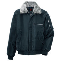 アイトス 裏ボア防寒ブルゾン スミクロ 3L AZ10549-010 1着（直送品）