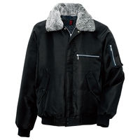 アイトス 裏ボア防寒ブルゾン ピュアブラック 3L AZ10549-110 1着（直送品）