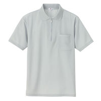 アイトス 吸汗速乾（クールコンフォート）半袖ジップポロシャツ（男女兼用） AZ10581