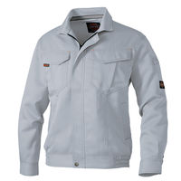 アイトス 長袖ブルゾン シルバーグレー L AZ11401-003 1着（直送品）