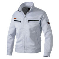 アイトス ダブルZIP長袖ブルゾン シルバーグレー M AZ11402-003 1着（直送品）