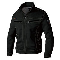 アイトス ダブルZIP長袖ブルゾン ブラック M AZ11402-010 1着（直送品）