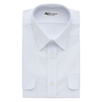 アイトス 半袖カッターシャツ（3035） ホワイト 36cm AZ43020-001 1着（直送品）