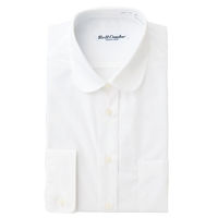 アイトス レディース長袖ラウンドカラーシャツ（580） ホワイト S AZ43041-001 1着（直送品）