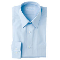 アイトス 長袖カッターシャツ サックス 45cm AZ43103-782 1着（直送品）