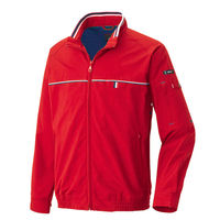 アイトス 長袖ブルゾン レッド 5L AZ50114-009 1着（直送品）