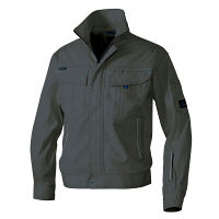 アイトス 長袖ストレッチブルゾン（男女兼用） チャコール S AZ60301-014 1着（直送品）