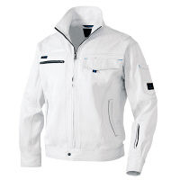 アイトス 長袖ブルゾン（男女兼用） ホワイト L AZ60401-001 1着（直送品）