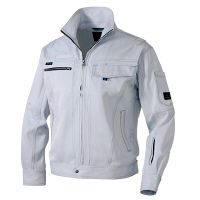 アイトス 長袖ブルゾン（男女兼用） ライトグレー 6L AZ60401-004 1着（直送品）