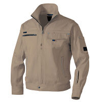 アイトス 長袖ブルゾン（男女兼用） カーキ 6L AZ60401-025 1着（直送品）