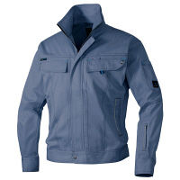 アイトス 長袖ブルゾン（男女兼用） アイアンブルー 5L AZ60501-086 1着（直送品）