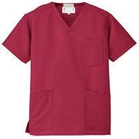 アイトス スクラブ（男女兼用） ボルドー 4L 861405-109 1着（直送品）