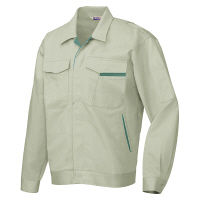 アイトス 長袖ジャンパー アースグリーン×ターコイズ S AZ770-005 1着（直送品）