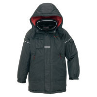 アイトス 防寒コート ブラック M AZ6060-010 1着（直送品）