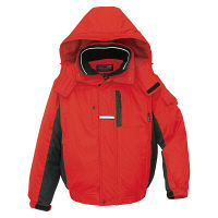 アイトス 防寒ブルゾン レッド×ブラック 4L AZ6061-009 1着（直送品）