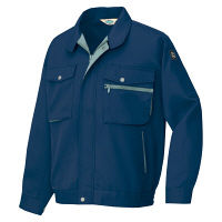 アイトス 長袖ブルゾン ネイビー×サファイアブルー S AZ6301-008 1着（直送品）