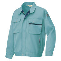 アイトス 長袖ブルゾン サファイアブルー×ネイビー LL AZ6301-072 1着（直送品）