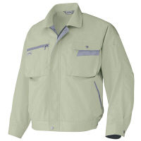 アイトス 長袖ブルゾン アースグレー×ミストバイオレット 4L AZ6321-004 1着（直送品）