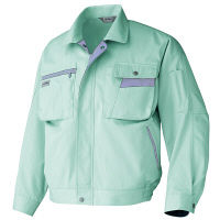 アイトス 長袖ブルゾン クリーンアース×ミストバイオレット L AZ6321-005 1着（直送品）