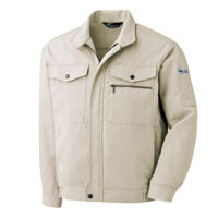 ミドリ安全 作業服 長袖 ブルゾン VE300 M アイボリー 3110123304 1点（直送品）