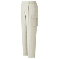 ミドリ安全 作業服 カーゴパンツ 帯電防止 VE460C L アイボリー 3112167905 1点（直送品）